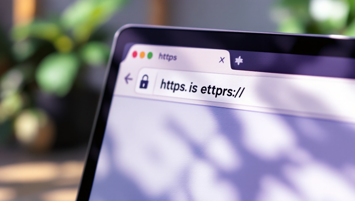 Browser address bar showing a valid HTTPS certificate on a branded short link